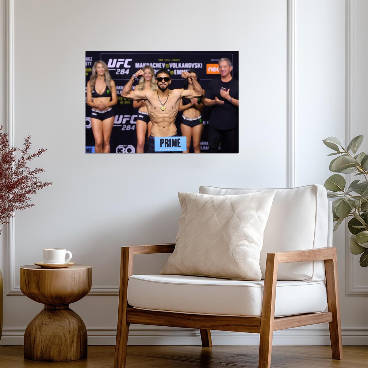 Yair Rodríguez UFC 284 Weigh-in | MMA Fighter Poster | Combat Sports Wall Art - Sports Poster