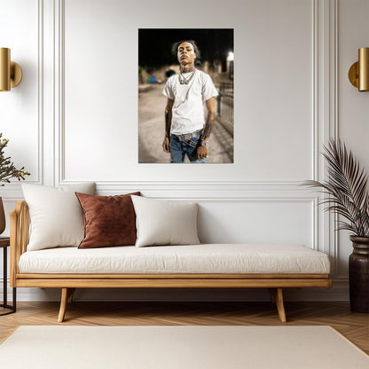 Kay Flock Wall Art | American Rapper Poster - Music Poster