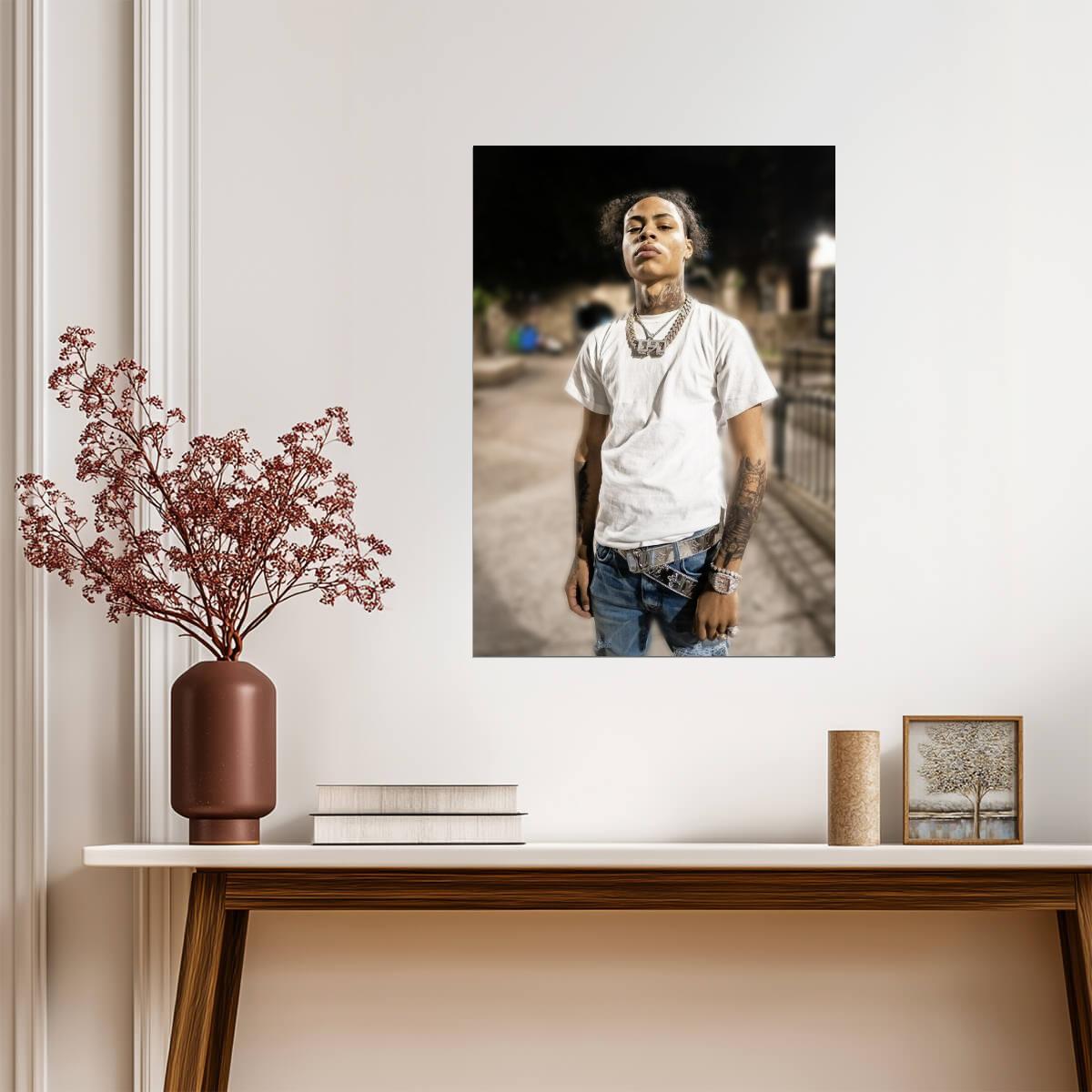 Kay Flock Wall Art | American Rapper Poster - Music Poster