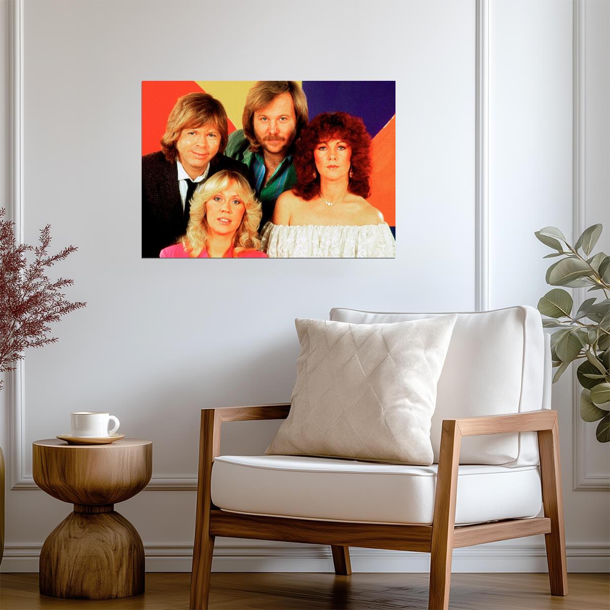 Abba Pop Art Style | Disco Poster | Vibrant Music Print - Music Poster