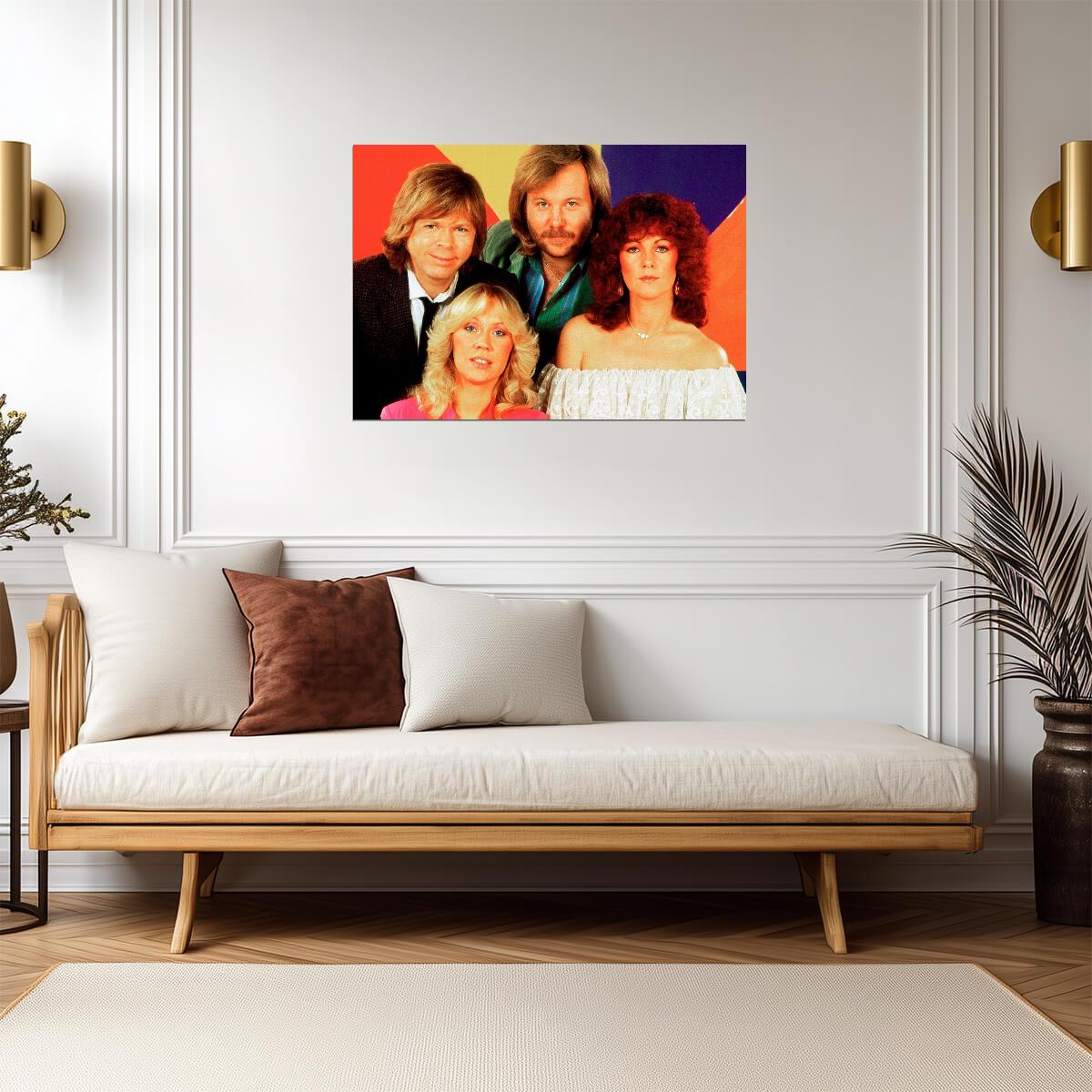 Abba Pop Art Style | Disco Poster | Vibrant Music Print - Music Poster