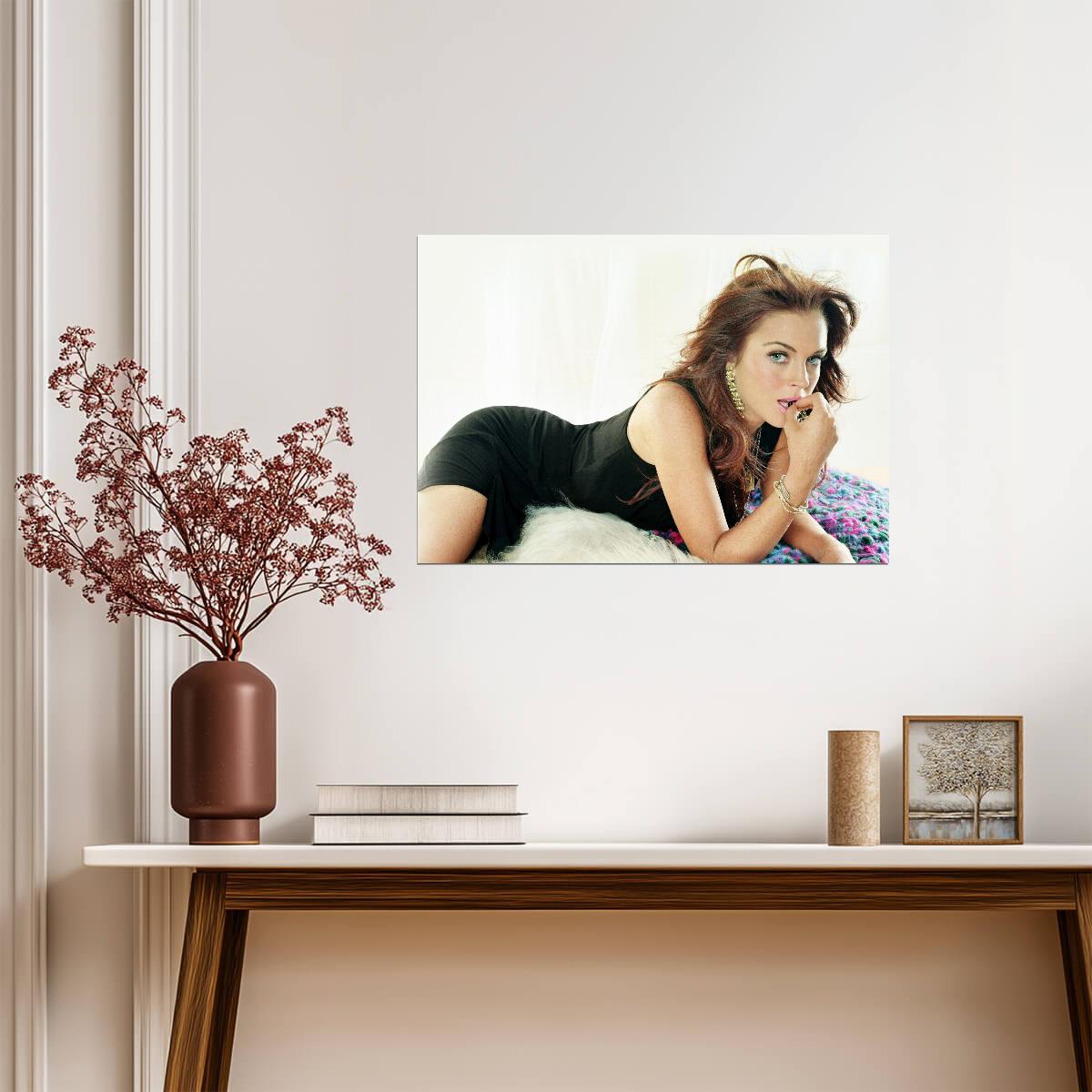 Lindsay Lohan Poster | Model Actress Print - Celebrities Poster