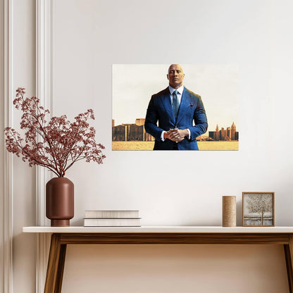 Ballers TV Show | Dwayne Johnson as Spencer Strasmore | HBO Series Poster - Movies & TV Poster
