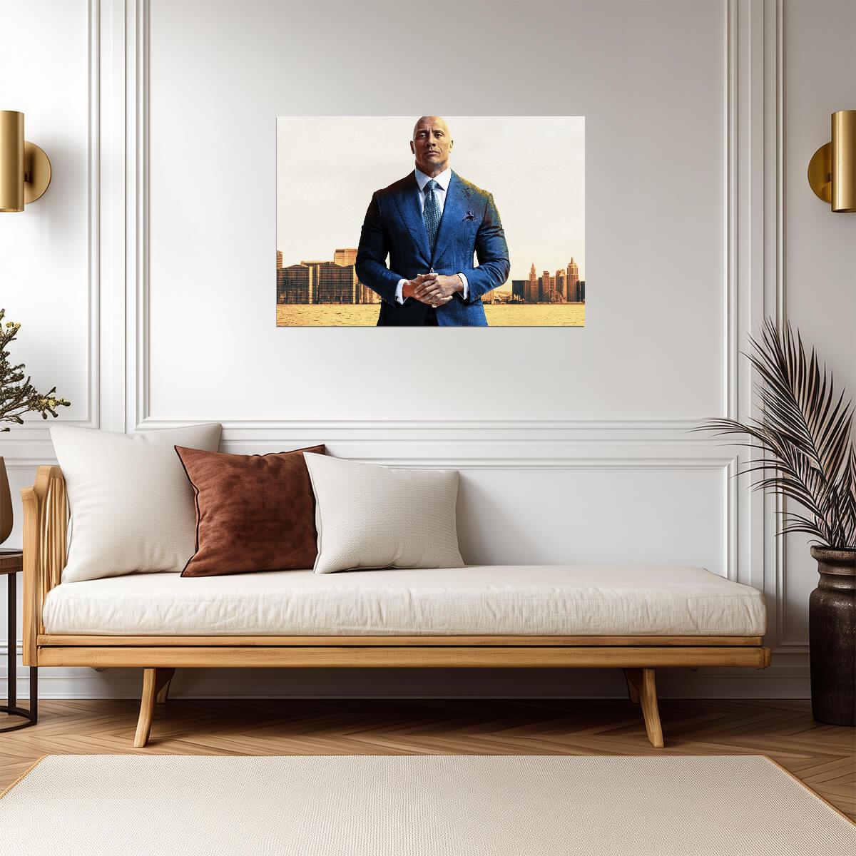 Ballers TV Show | Dwayne Johnson as Spencer Strasmore | HBO Series Poster - Movies & TV Poster