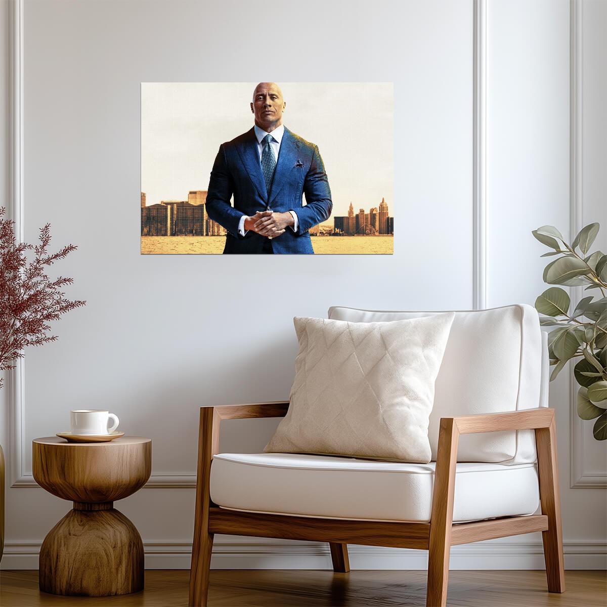 Ballers TV Show | Dwayne Johnson as Spencer Strasmore | HBO Series Poster - Movies & TV Poster