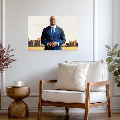 Ballers TV Show | Dwayne Johnson as Spencer Strasmore | HBO Series Poster - Movies & TV Poster