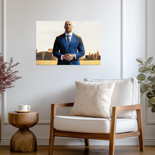 Ballers TV Show | Dwayne Johnson as Spencer Strasmore | HBO Series Poster - Movies & TV Poster