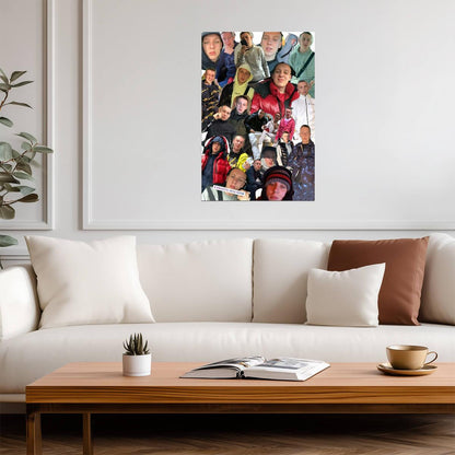 Aitch Photo Collage | UK Rap Music Poster | Manchester Hip Hop Art - Music Poster