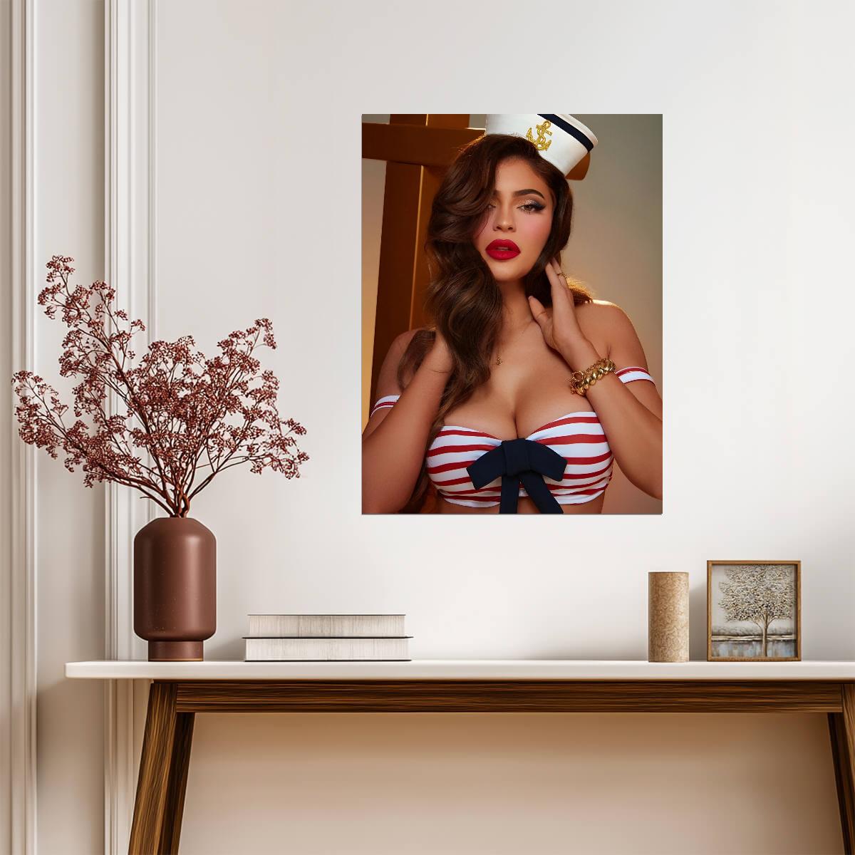 Kylie Jenner Poster | Hot Model Art Print - Celebrities Poster