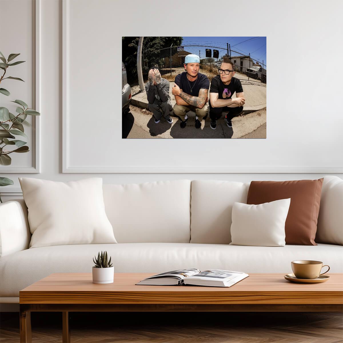 Blink-182 | Colorful Band Art | Punk Rock Poster - Music Poster