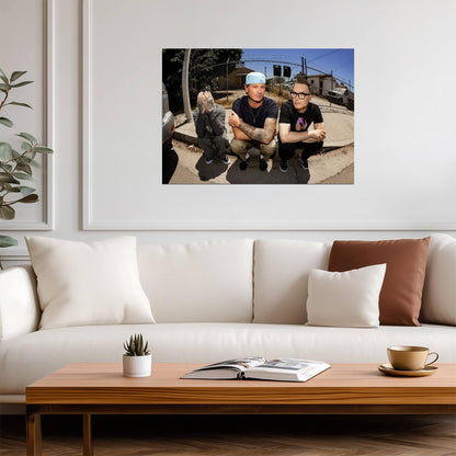 Blink-182 | Colorful Band Art | Punk Rock Poster - Music Poster