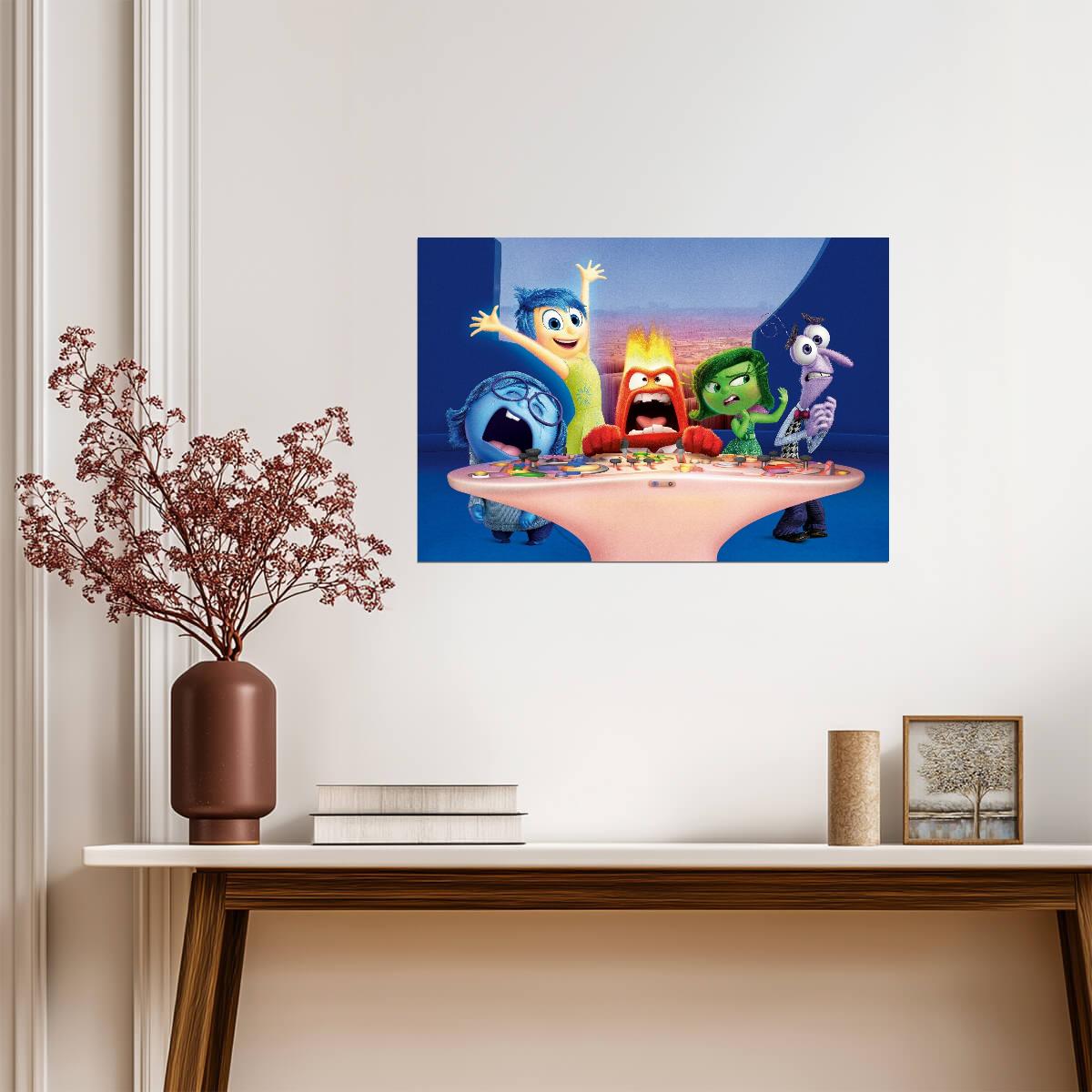 Inside Out | Family Film Art | Cinema Poster - Movies & TV Poster