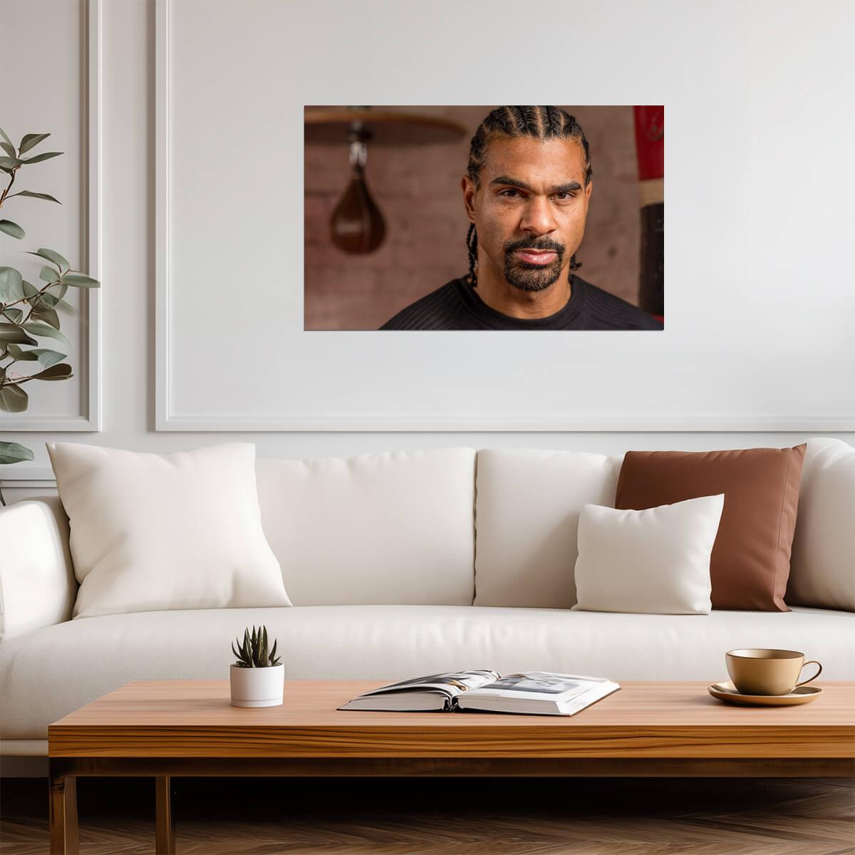 David Haye | Boxing Poster | British Boxing Legend Portrait - Sports Poster