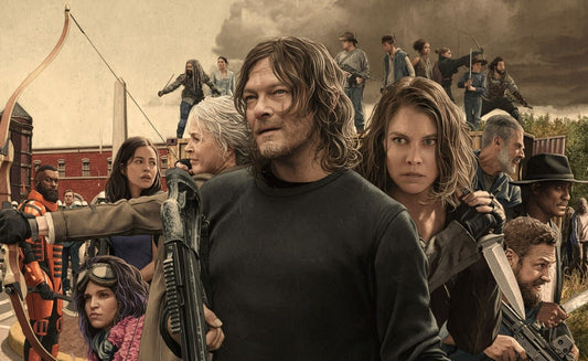 The Walking Dead Season 11 Cast | Daryl Dixon & Maggie Rhee | Final Season Art Poster - Movies & TV Poster