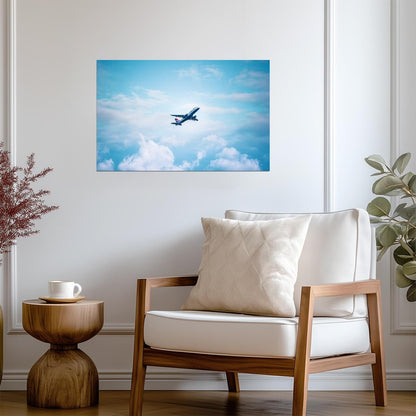 British Airways Airplane in Flight | Commercial Airliner Poster | Aviation Photography Sky Art - Cars Poster