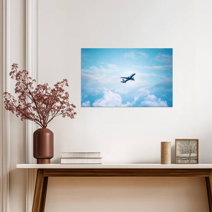 British Airways Airplane in Flight | Commercial Airliner Poster | Aviation Photography Sky Art - Cars Poster