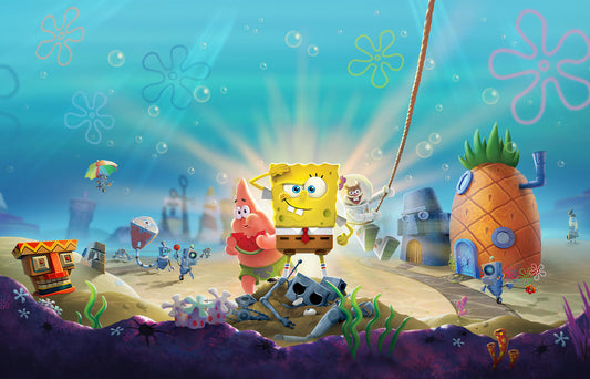 SpongeBob SquarePants & Friends | Patrick Star & Sandy Cheeks | Underwater Cartoon Poster - Movies & TV Poster