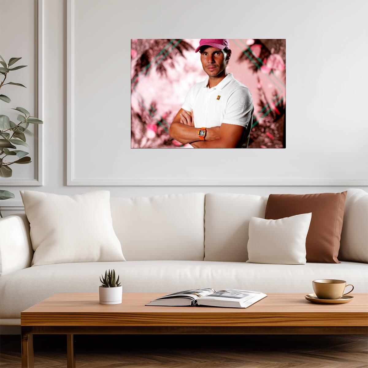 Rafael Nadal Tennis Legend | Professional Tennis Poster | Modern Sports Wall Art - Sports Poster
