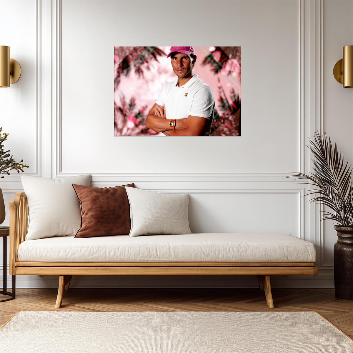 Rafael Nadal Tennis Legend | Professional Tennis Poster | Modern Sports Wall Art - Sports Poster