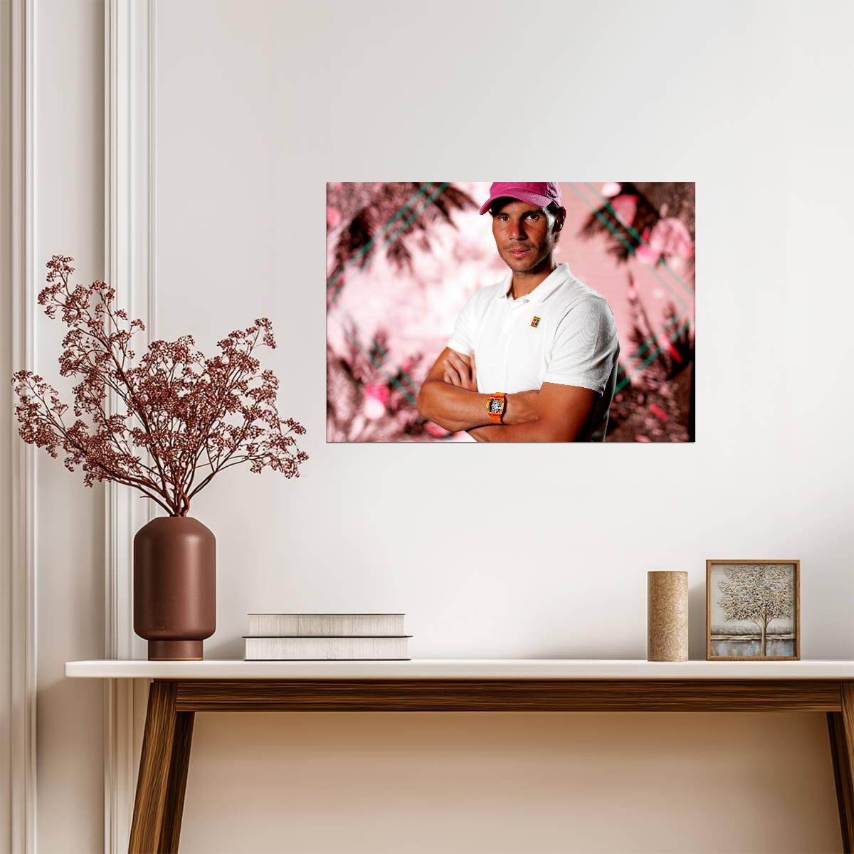 Rafael Nadal Tennis Legend | Professional Tennis Poster | Modern Sports Wall Art - Sports Poster