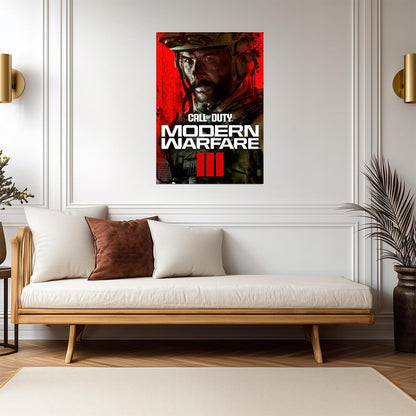 Call of Duty Modern Warfare 3 | Captain Price Key Art | FPS Video Game Decor - Video Games Poster