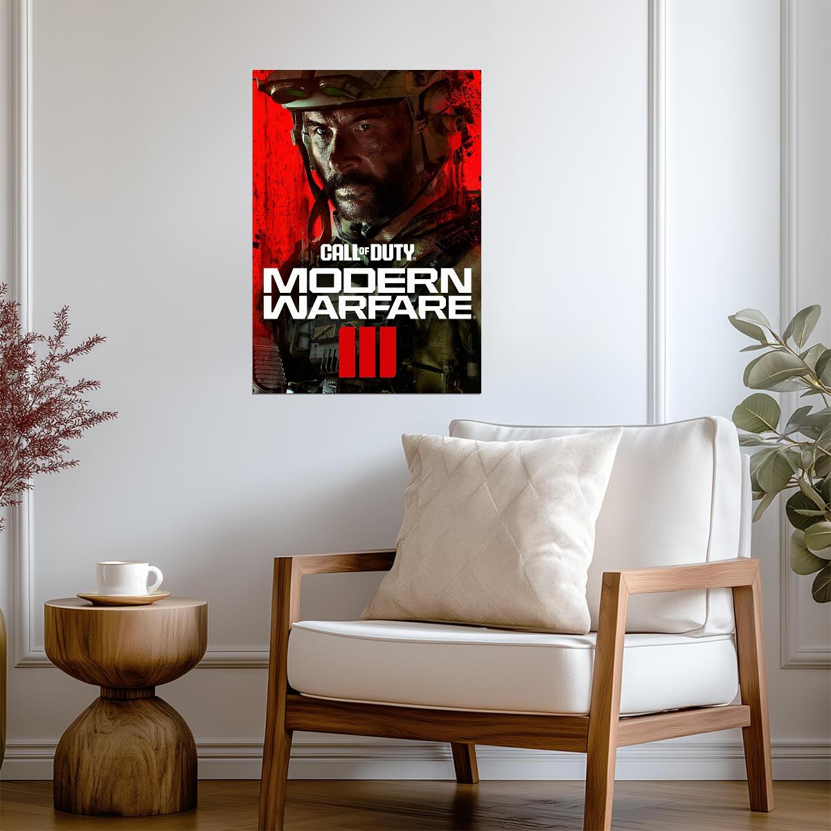 Call of Duty Modern Warfare 3 | Captain Price Key Art | FPS Video Game Decor - Video Games Poster