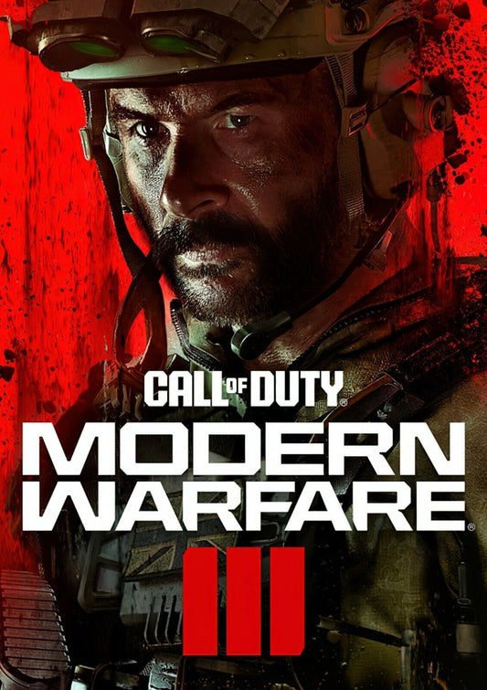 Call of Duty Modern Warfare 3 | Captain Price Key Art | FPS Video Game Decor - Video Games Poster