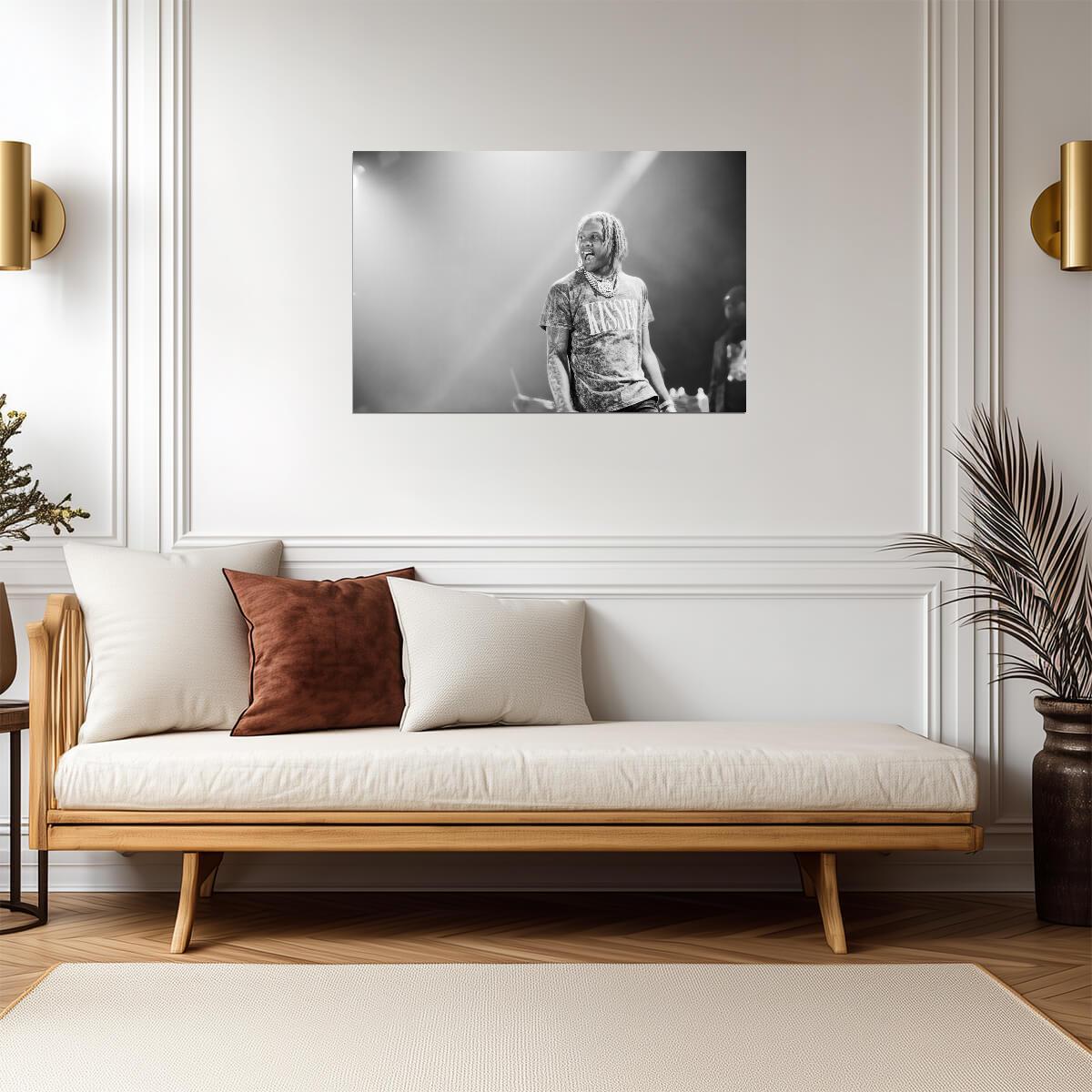 Lil Durk Poster | Live Concert Rap Print - Music Poster