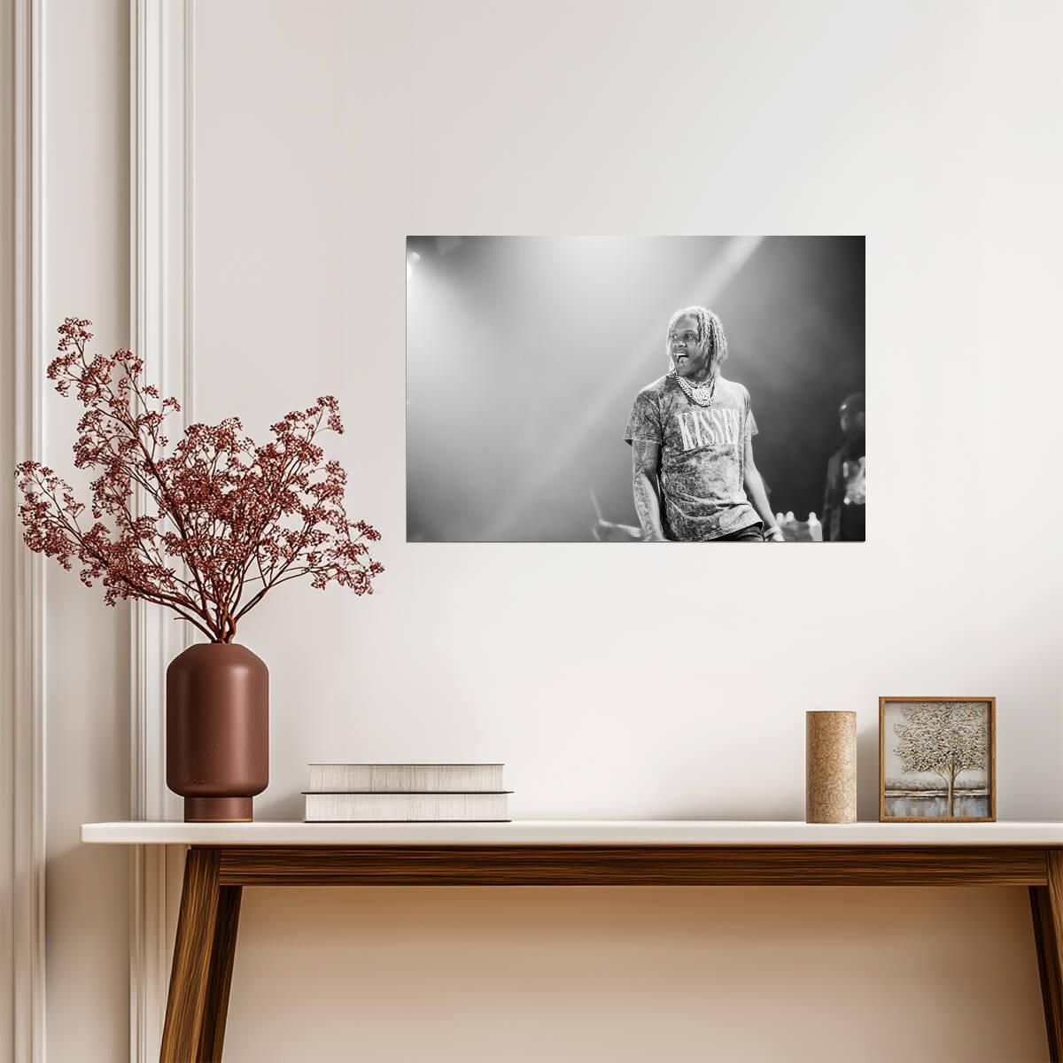 Lil Durk Poster | Live Concert Rap Print - Music Poster