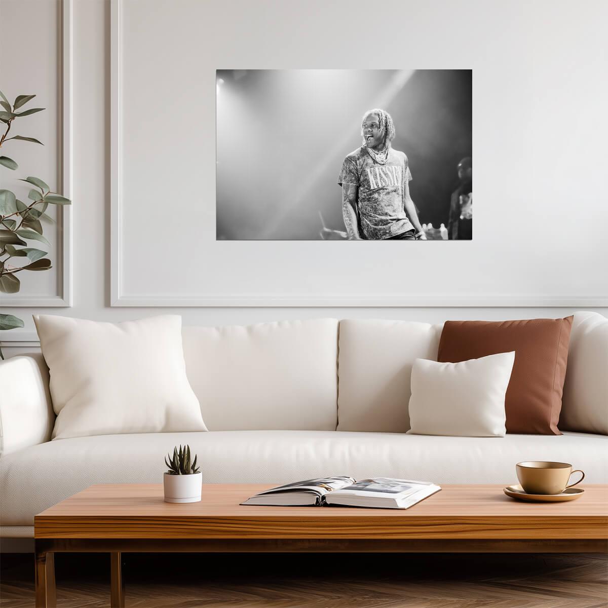 Lil Durk Poster | Live Concert Rap Print - Music Poster