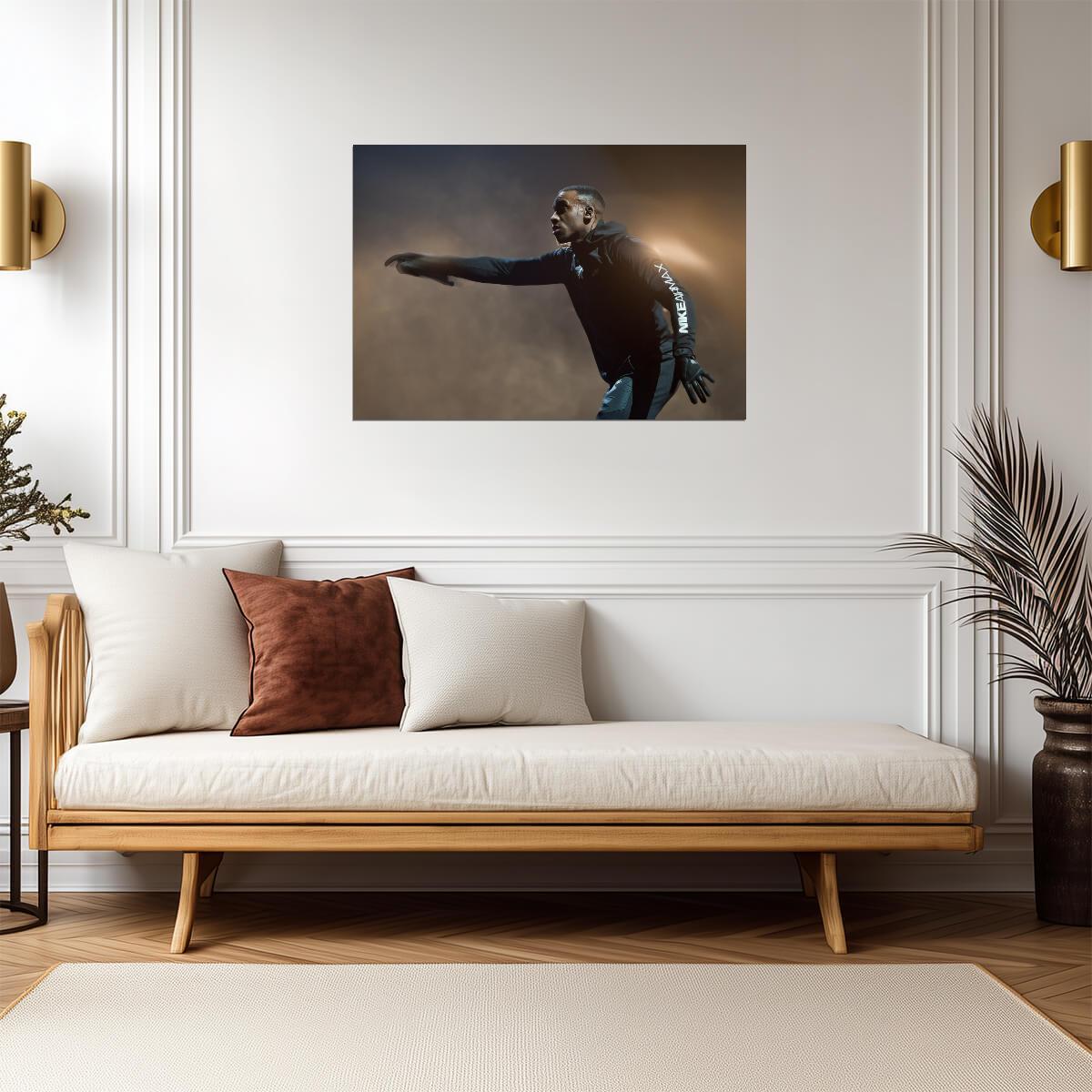 Bugzy Malone Live Performance | UK Grime Music Poster | Concert Photography Art - Music Poster