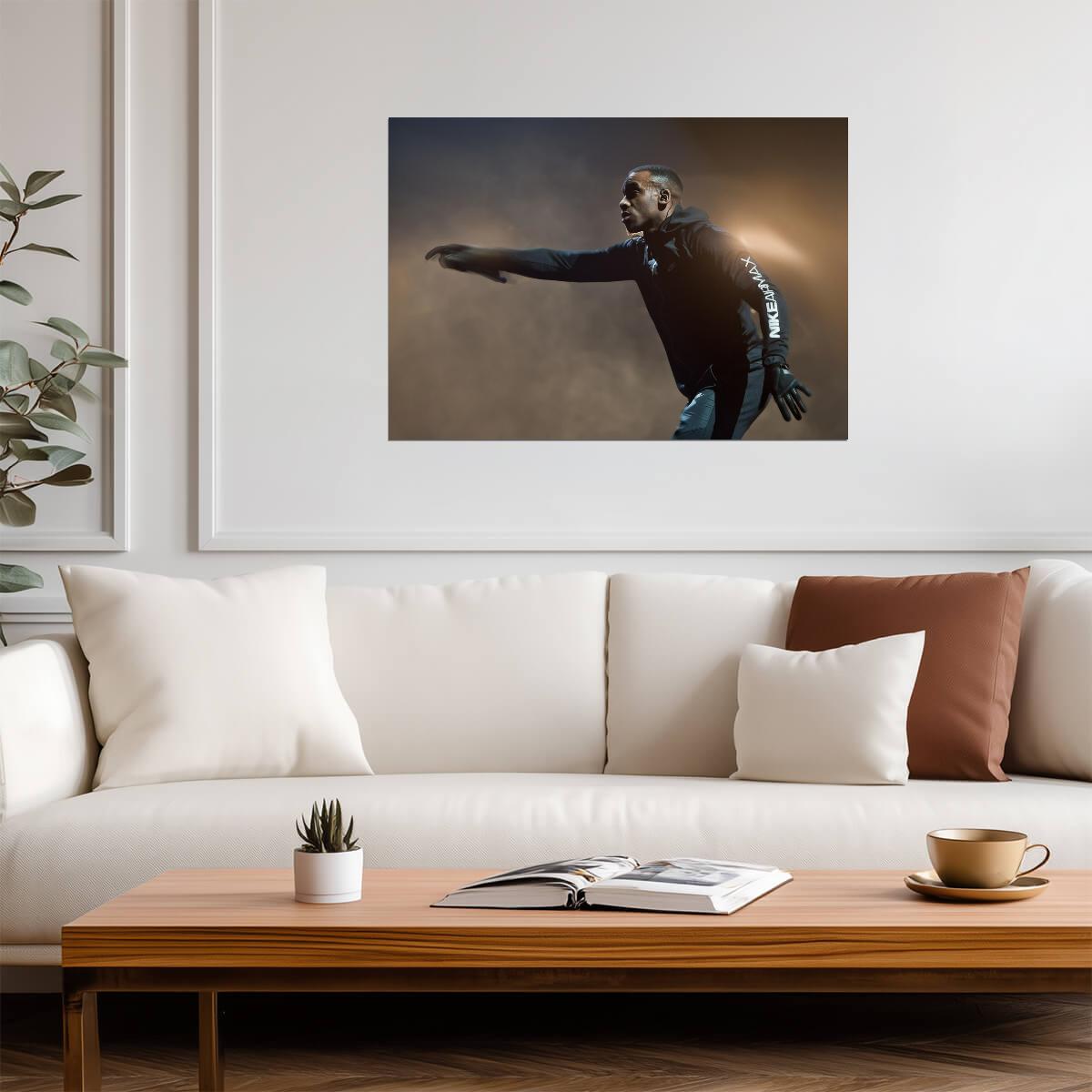 Bugzy Malone Live Performance | UK Grime Music Poster | Concert Photography Art - Music Poster