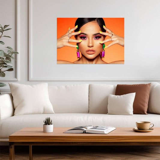 Becky G | Vibrant Portrait | Latin Music Poster - Music Poster