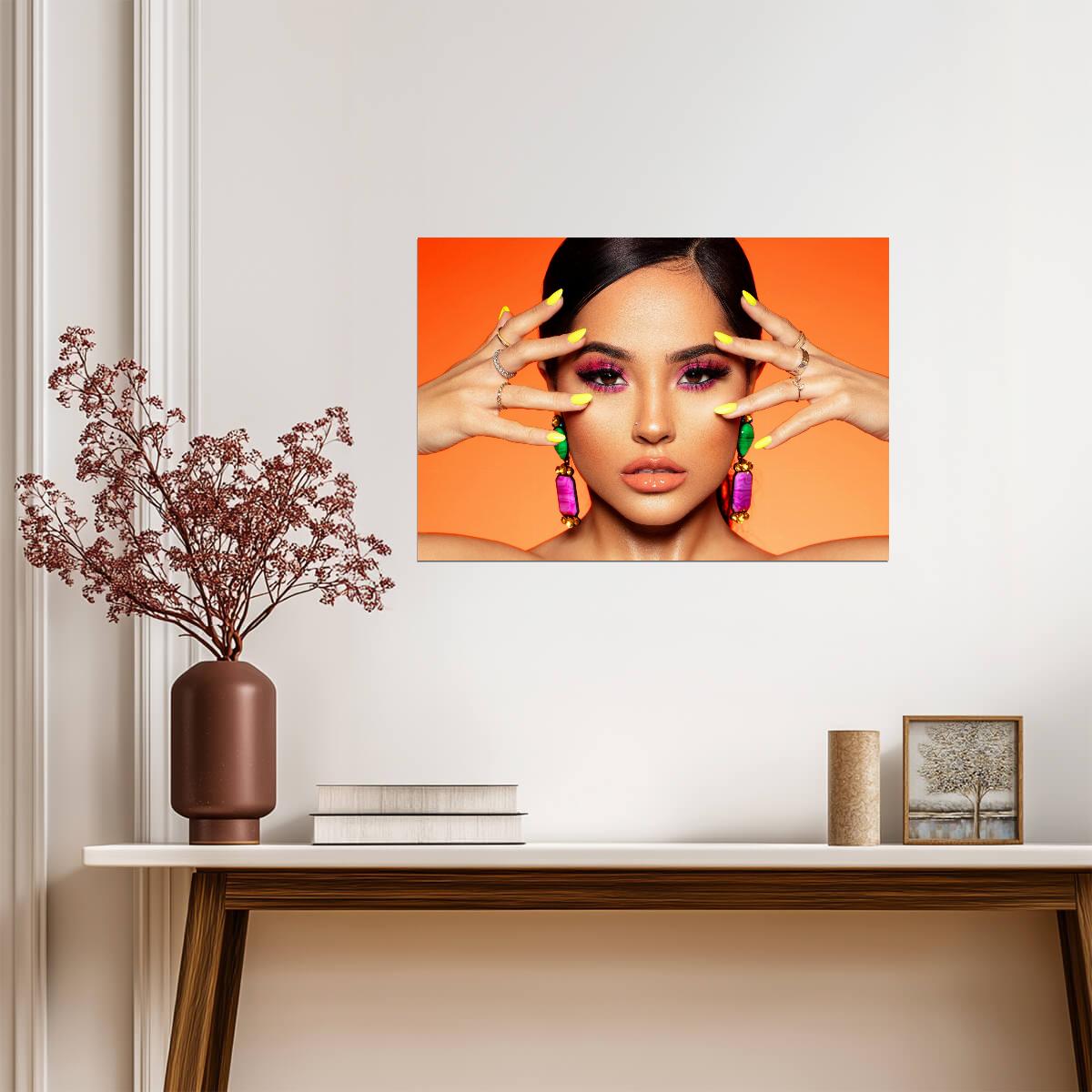 Becky G | Vibrant Portrait | Latin Music Poster - Music Poster