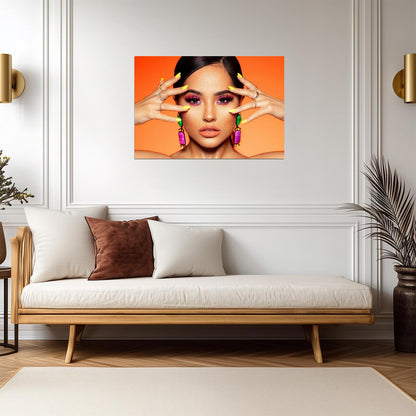 Becky G | Vibrant Portrait | Latin Music Poster - Music Poster