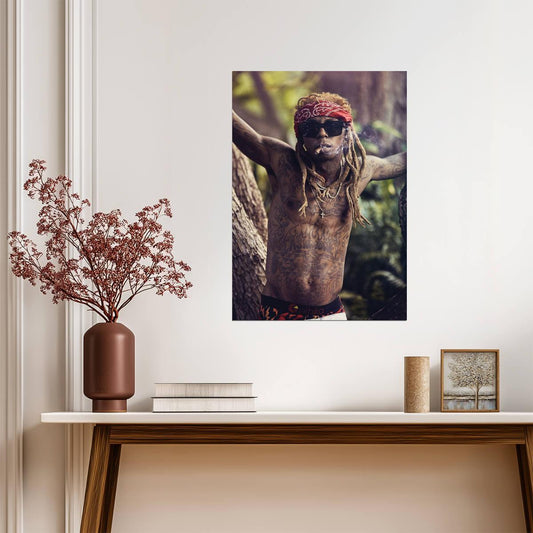 Lil Wayne Print | Hip Hop Rap Poster - Music Poster
