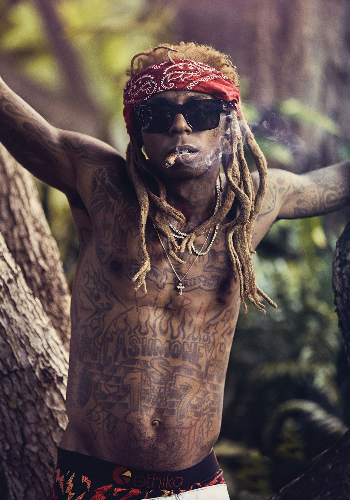 Lil Wayne Print | Hip Hop Rap Poster - Music Poster