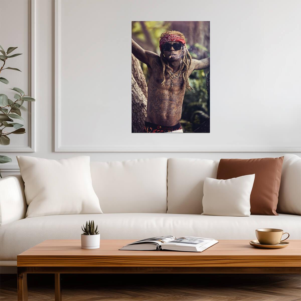 Lil Wayne Print | Hip Hop Rap Poster - Music Poster