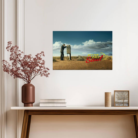 Better Call Saul Goodman | Desert Key Art Poster | TV Show Wall Art - Movies & TV Poster