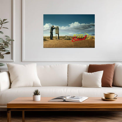 Better Call Saul Goodman | Desert Key Art Poster | TV Show Wall Art - Movies & TV Poster