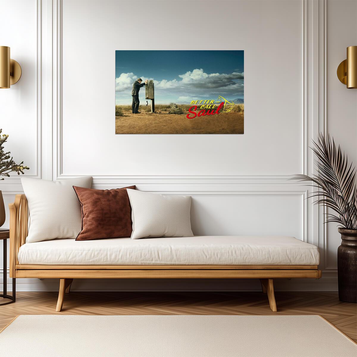 Better Call Saul Goodman | Desert Key Art Poster | TV Show Wall Art - Movies & TV Poster