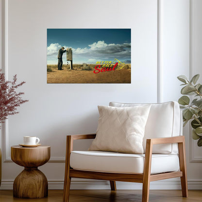 Better Call Saul Goodman | Desert Key Art Poster | TV Show Wall Art - Movies & TV Poster