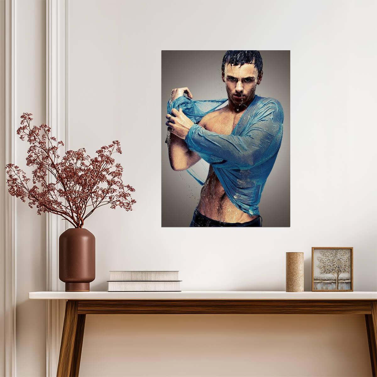 Tom Daley Portrait | Famous Diver Poster | Sports Wall Art - Sports Poster