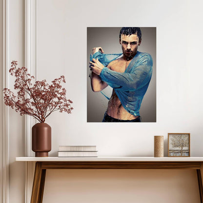 Tom Daley Portrait | Famous Diver Poster | Sports Wall Art - Sports Poster