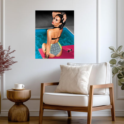 Demi Lovato | Vocalist Portrait | Celebrity Poster - Music Poster