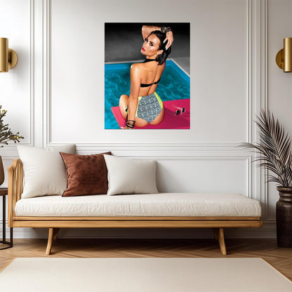 Demi Lovato | Vocalist Portrait | Celebrity Poster - Music Poster