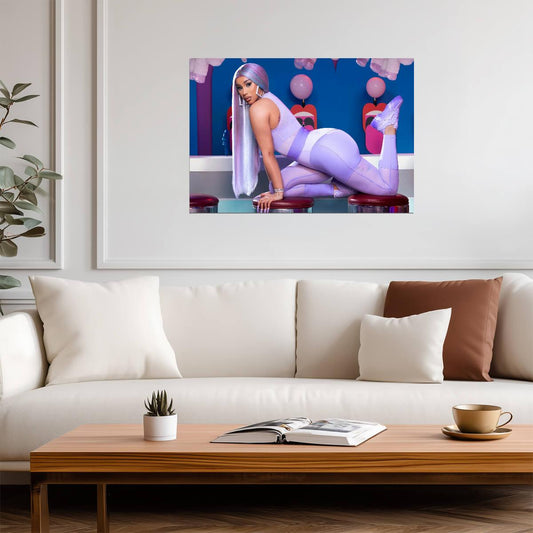 Cardi B | Fashion Look | Sexy Celebrity Poster - Music Poster