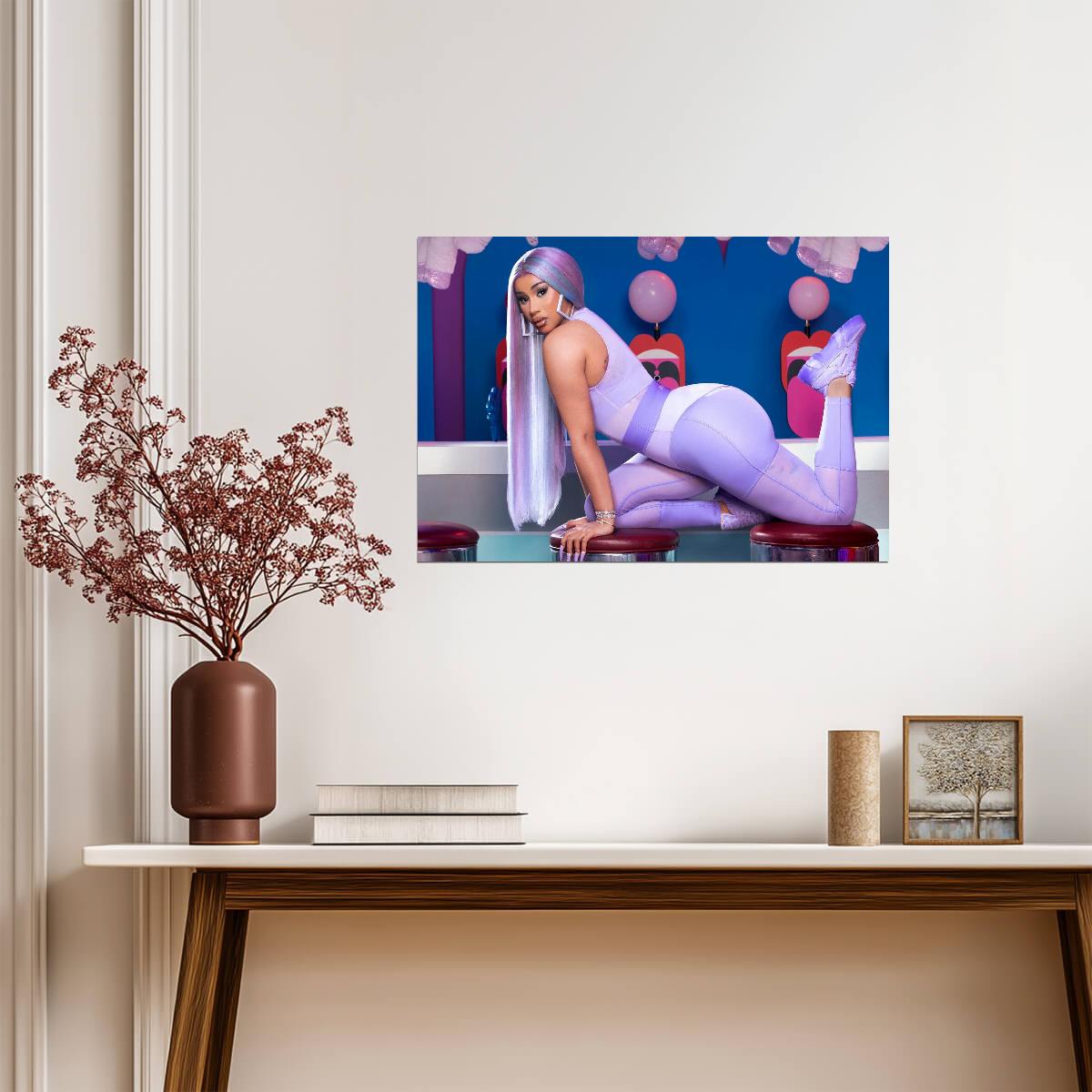 Cardi B | Fashion Look | Sexy Celebrity Poster - Music Poster