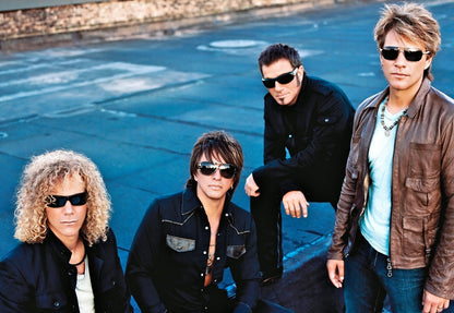 Bon Jovi | Hair Metal Icons | Vintage Rock Poster - Music Poster