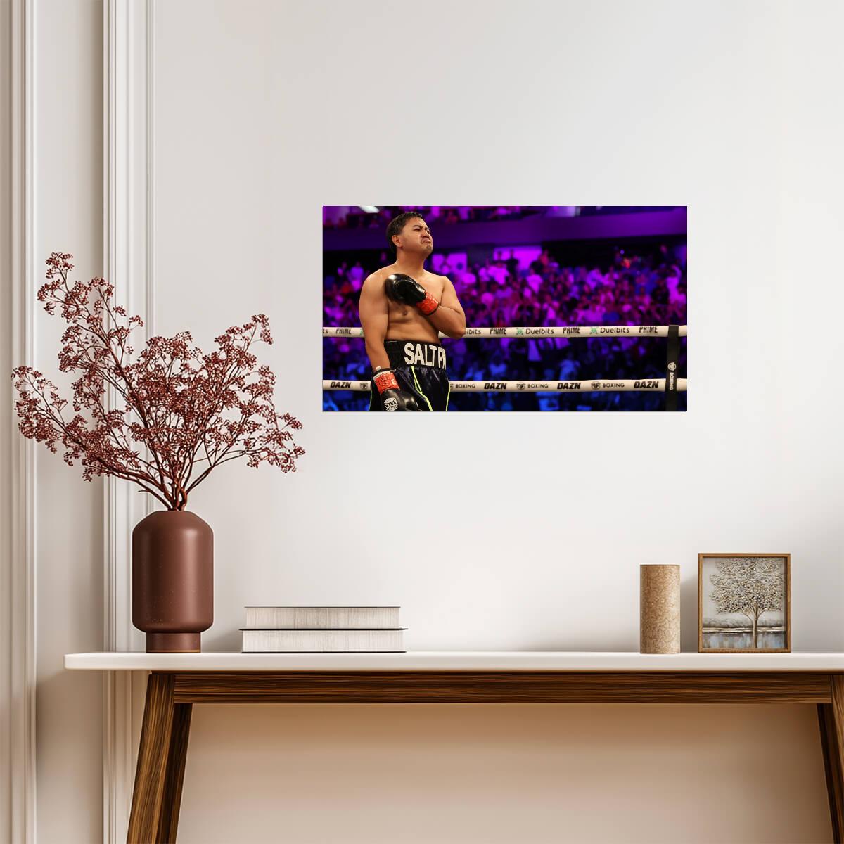 Salt Papi | Influencer Boxing Poster | Combat Sports Photography - Sports Poster